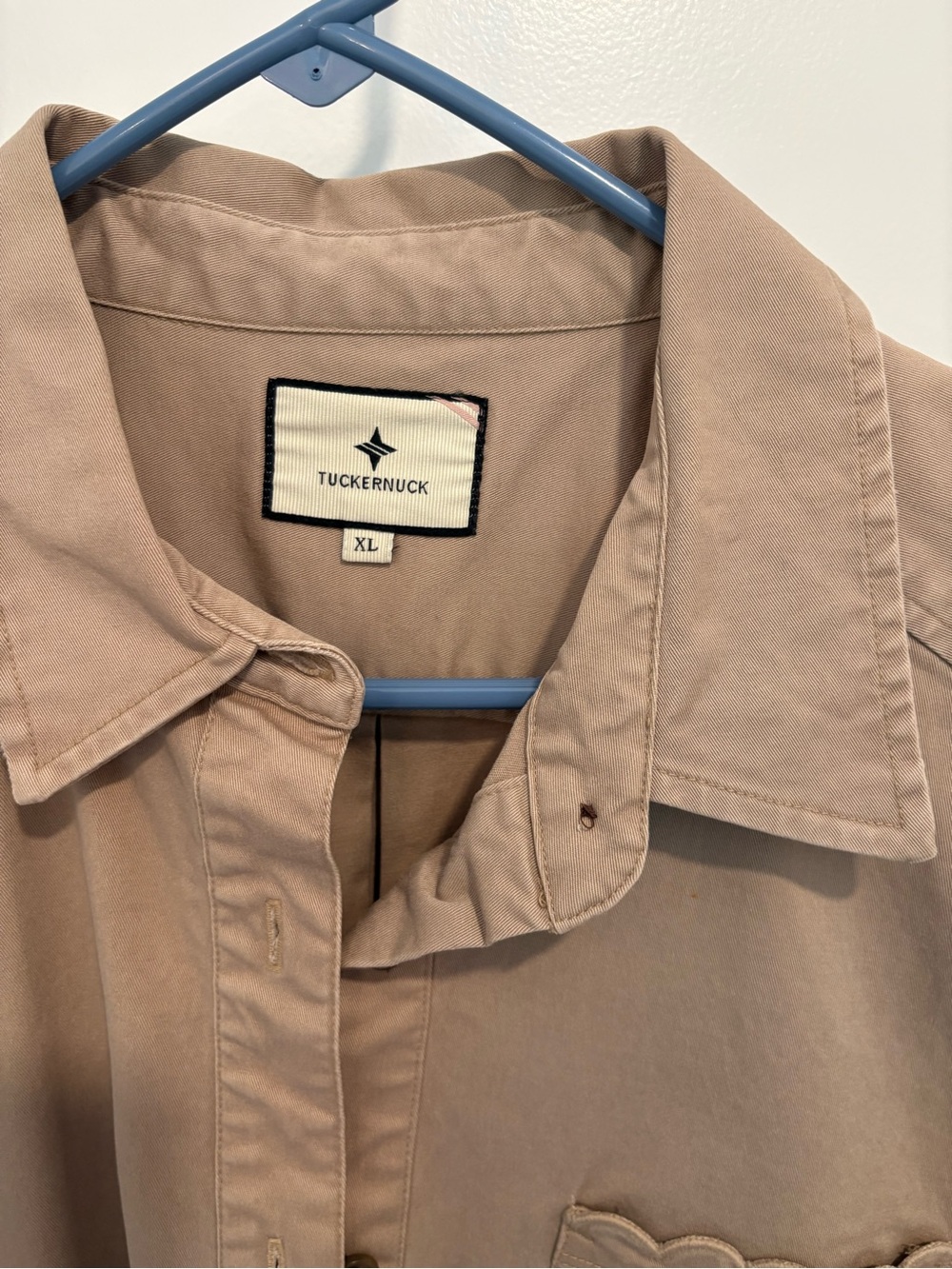 Tuckernuck Sleeveless Collared Mini Dress - Tan - Picture 3 of 3